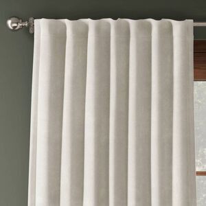 Open Box - Threshold - 50"x63" Blackout Chenille Curtain Panel Ivory - Th Ivory